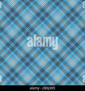 Sfondo motivo scozzese plaid. Tessuto per plaid, tovaglie, vestiti, camicie, abiti, carta, biancheria da letto, coperte, trapunte e altri prodotti tessili Illustrazione Vettoriale