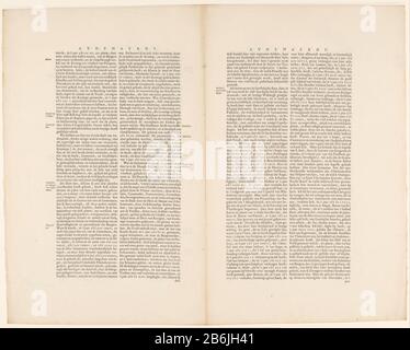 Parte della descrizione di Oudenaarde Audenaerde (oggetto del titolo) Parte della descrizione di Oudenaarde, da Blaeu 'Show Neel di Suburban Vereenighde Nederlanden'. Produttore : editore John Willemszoon Blaeu Luogo fabbricazione: Amsterdam Data: 1652 caratteristiche Fisiche: Testo in letterpress su recto e verso materiale: Carta Tecnica: Letterpress dimensioni: Foglio: H 530 mm × W usato 667 mmToelichtingTekst in: Blaeu, Johannes Willemszoon . Vista Neel delle città dei Paesi Bassi Vereenighde. 2 parti. Amsterdam: John Willemszoon Blaeu, 1652, Vol. 2. Vedere anche: RP-P-AO-18-211-1 e RP-P-AO-18- Foto Stock