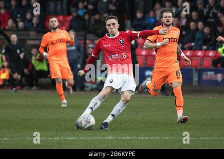 Cacciatore di cenere. Salford City FC 2-0 Bradford City FC. Il Peninsula Stadium. SkyBet League due. 07/03/20. Foto Stock