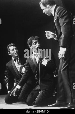 dean martin, frank sinatra, sammy davis jr Foto Stock