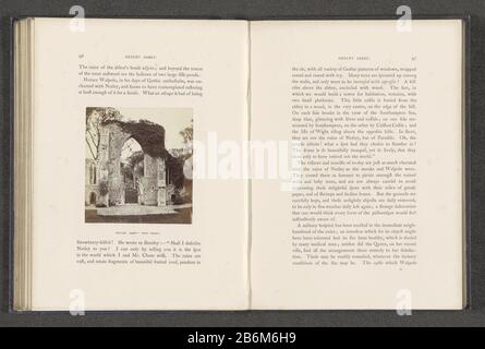 Olandese: Identificazione titolo (i) esterno delle rovine di Netley Abbey AbbeyNetley: Western Front (oggetto del titolo) Tipo Di Proprietà: Photo page numero articolo: RP-F 2001-7-344-12 Produttore : fotografo: Stephen Thompson Fabbricazione Luogo: Netley Abbey Data: 1854 circa - o per 1864 Materiale: Paper Tecnica: Albumen stampa dimensioni: Foto: H 88 mm × W 81 mmToelichtingFoto pagina 96. Oggetto: Rovina della chiesa, del monastero, ecc. Foto Stock