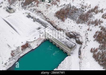 Centrale Idroelettrica Di Burfellsvirkjun, Thjorsardalur, Islanda Foto Stock