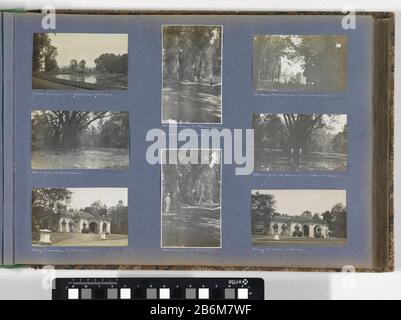 Exterieur van het huis van de directeur in 's Lands Plantentuin te Buitenzorg Onderdeel van Reisalbum met foto's van bedrijvigheid en beziens Foto Stock