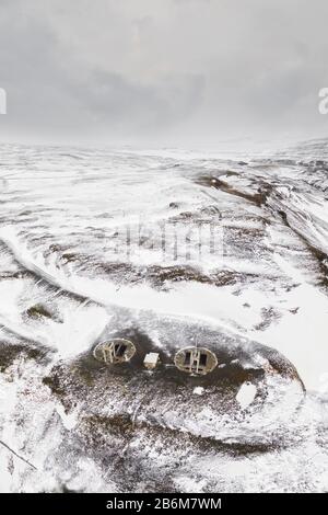 Centrale Idroelettrica Di Burfellsvirkjun, Thjorsardalur, Islanda Foto Stock