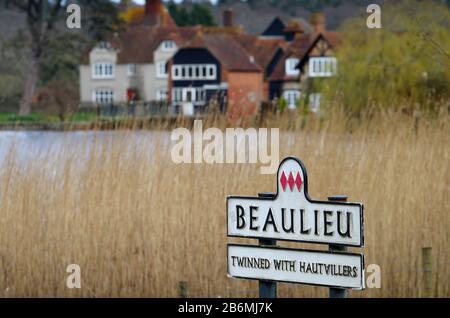 Beaulieu nella New Forest, Hampshire, Regno Unito Foto Stock