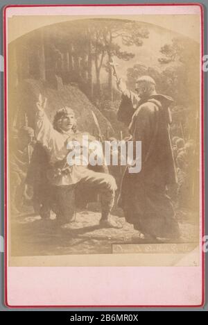 Fotoreproductie van de tekening door Arthur Grottger uit de serie Litouwen, voorstellende een man die een eed aflegt Fotoreproductie van de tekening door Arthur Grottger uit de serie Litouwen, voorstende elleen man die een eed aflegt Object Type : kabinetfoto reproductie Objectnummer: RP-F-9aam, Empturken, empturer: ‘Vosmaer’ fabbricante : fotograaf: AnoniemArtur Grottger datazione: CA. 1870 - ca. 1890 Kenmerken Fisico: Albuminedruk Materiale: Papier fotopapier karton Techniek: Albuminedruk dimensioni: Foto: H 137 mm × b 104 mm Oggetto: Stampa, ad esempio: Engr Foto Stock