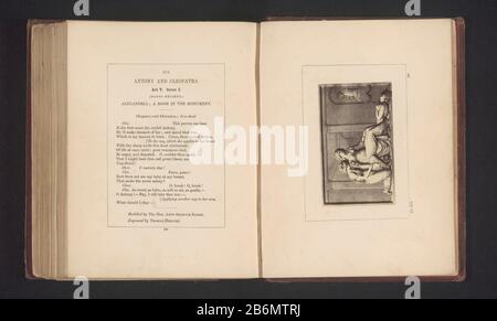 Si vede atto V, scena 2 con Cleopatra e Charmian per il corpo morto di Iras. Produttore : fotografo: Stephen Aylingnaar print di Thomas Hellyer (edificio elencato) per vedere: Anne Seymour Damer (oggetto elencato) Fabbricazione Di Posti: London Dating: CA. 1854 - o per 1867 Materiale: Carta Tecnica: Albume dimensioni di stampa: Foto: H 59 mm × W 98 mmToelichtingFoto pagina 363. Oggetto: Opera letteraria specifica (storia di) Cleopatra Foto Stock