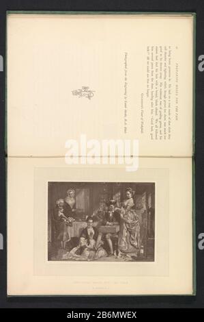Fotoreproductie van een prent naar een schilderij van een scene uit il Vicario della porta di Wakefield Daniel Maclise Preparazione di Mosè per la fiera (titel op Object) Riproduzione fotografica di un'immagine in un quadro di una scena dal Vicario di Wakefield di Daniel MaclisePreparing Moses per la fiera (Oggetto del titolo) Tipo Di Proprietà: Fotomeccanica stampa pagina di riproduzione numero articolo: RP-F-2006-30- 5 Iscrizioni / marchi: Nome, recto, in rilievo: 'Essex [...] creatore di produzione: Creatore: Anonimo da stampare da: Lumb immagazzinano (proprietà elencata) a dipingere da Daniel Maclise (edificio elencato) stampante: Woodbury St Foto Stock
