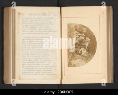 Fotoreproductie van een schilderij, voorstellende Christus met volgers riproduzione fotografica di un dipinto raffigurante Cristo con i seguaci tipo di oggetto: Pagina di riproduzione delle immagini numero articolo: RP-F 2001-7-208-9 Produttore : fotografo: Anonimo a dipingere da: Anonimo Data: CA. 1868 - o per 1878 Materiale : carta fotografica Tecnica: Pressione dell'albumina dimensioni: Immagine: H 61 mm × 92 b mmToelichtingFoto a pagina 306. Oggetto: Cristo insieme ad apostoli adulti, evangelisti, santi, ecc. Foto Stock