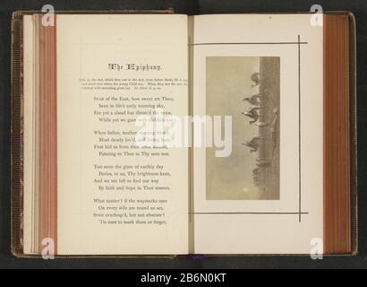 Fotoreproductie van een schilderij, voorstellende de drie koningen op dromedarissen riproduzione fotografica di un dipinto, raffigurante i tre re su dromedarissen Oggetto tipo : foto riproduzione pagina numero articolo: RP-F 2001-7-3-5 Produttore : fotografo: Anonimo a dipingere da: Anonimo Data: CA. 1865 - ca. 1870 Materiale: Carta Tecnica: Albume dimensioni di stampa: Foto: H 51 mm × W 98 mmToelichtingFoto pagina anteriore 46. Oggetto: Viaggio dei tre saggi verso gli animali di Gerusalemme: Dromedario Foto Stock