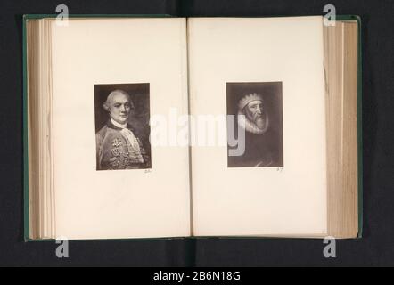 Fotoreproductie van een schilderij, voorstellende een portret van Robert Bell riproduzione fotografica di un dipinto, raffigurante un ritratto di Robert Bell Oggetto tipo: Pagina di riproduzione fotografica numero articolo: RP-F 2001-7-62-5 Iscrizioni / marchi: Numero, recto manoscritto '27' Produttore : fotografo Thomas Anna a dipingere da: Anonymous date: CA. 1863 - o per 1868 Materiale: Carta Tecnica: Albume dimensioni di stampa: Foto: H 91 mm × W 58 mm Oggetto: Persone storiche (ritratti e scene della vita) (+ (pieno) busto ritratto) Foto Stock