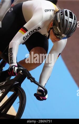 Lea Sophie Friedrich of Germany Women's Keirin - Quarterfinals 1 Heat durante i Campionati mondiali di ciclismo su pista UCI 2020 Presentati da Tissot il 01 marzo 2020 al Velodrome di Berlino, Germania - Photo Laurent Lairys / DPPI Foto Stock