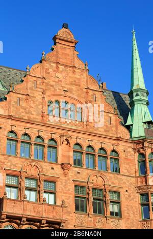 Edificio Lejonet, Piazza Stortorget, Città Vecchia, Malmo, Svezia Foto Stock