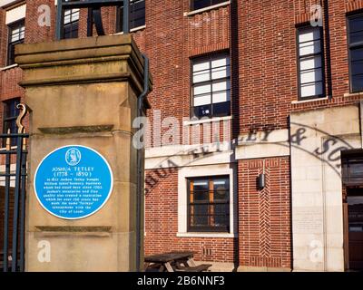 Il centro Tetley per l'arte contemporanea nella sede art deco dell'antica fabbrica di birra Tetley a Leeds West Yorkshire England Foto Stock