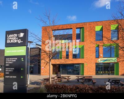 Leeds College Of Building South Bank Campus Leeds West Yorkshire England Foto Stock