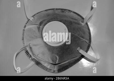 Maschera di protezione del virus medica, coronavirus covid19 malattia pandemia controllo Foto Stock