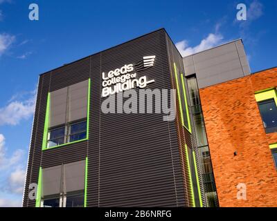 Leeds College Of Building South Bank Campus Leeds West Yorkshire England Foto Stock