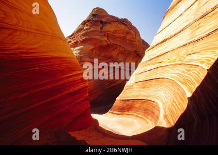 Geformte Sandsteinfelsen Der Paria Wilderness Foto Stock