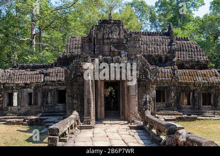 Tempio Di Banteay Kdei In Cambogia Foto Stock
