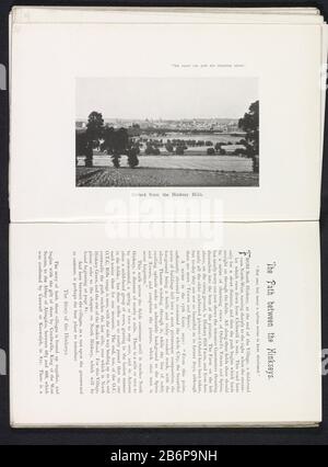 Gezicht op Oxford Oxford from the Hinksey Hills (titel op Object) View from the Hinksey Oxford Hills (title Object) Property Type: Photomechanical print page Item number: RP-F 2001-7-545-39 Iscrizioni / marchi: Iscrizione, recto, stampato: '' Quella dolce città ​​with le sue guglie sognanti ''' Manufacture Vervaardiger: Produttore: Henry W. Taunt (indicato sull'oggetto) Luogo di produzione: Oxfordshire Dating: CA. 1907 - in o davanti 1912 Materiale:. Carta Tecnica: Autotipia dimensioni: Immagine: H 79 mm × W 132 mmToelichtingPrent su 74. Oggetto: Paesaggio invernale; paesaggio che simboleggia l'inverno Foto Stock