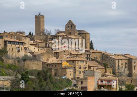 SOS del Rey Catolico borgo medievale nella provincia di Saragozza, Spagna Foto Stock