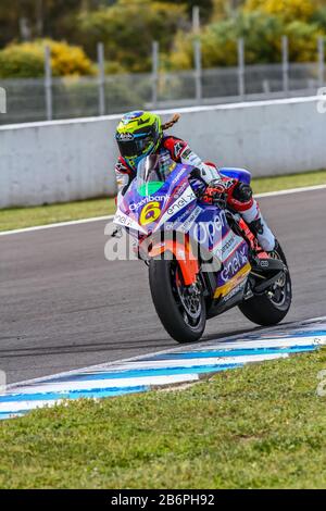 6 Maria HERRERA, moto e test invernale, Jerez march 11th, Spagna Foto Stock