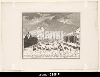 Visualizza Liebfrauenberg, Francoforte sul principale. Intorno alla piazza guidare alcune carrozze di cavalli. Superiore destro numerato 5. Produttore : stampatore: Georg Daniel Heumann (possibile) disegno: Salomon Kleiner (edificio elencato) Editore: Johann Andreas Pfeffel (der Ältere) fornitore di privilegio: Charles VI (imperatore del Sacro Romano Impero) ( indicato sull'oggetto) Luogo fabbricazione: Augsburg Data: 1738 Materiale: Tecnica della carta: Engra (processo di stampa) / dimensioni di incisione: Bordo della lastra: H 271 mm × W 341 mmToelichtingPrent utilizzato in: Francofurtum ad Moenum Flidum (...). Augusta: Johann Andreas Pfeffel, Foto Stock