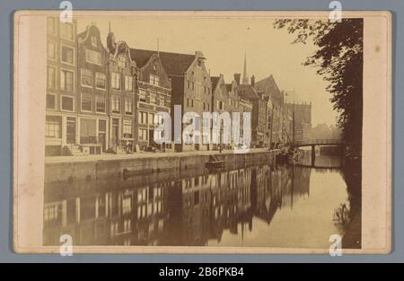 Gezicht op de Nieuwezijds Voorburgwal te Amsterdam Visualizza il Keizersgracht di Amsterdam tipo Oggetto: Cabinet Fotografia immagine numero articolo: RP-F F19242 Iscrizioni / marchi: Iscrizione vero, manoscritto 'N.Z. Voorburgwal tra Neuve / e Gravenstraat. - silenziato 1884'opschrift, vero, manoscritto: 'Charles Wubbe / N.Z. Voorburgwal 32 / (1890) 'brand retailer, vero, timbrato:' UTENTE. Douwes / [...] / [...] / AMSTERDAM.' Produttore : fotografo: Anonimo Data: 1855 - 1884 Materiale: Carta fotografica, cartone Tecnica: Albumina pressione dimensioni: Supporto secondario: H 106 mm × W 165 mm su Foto Stock