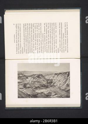 Vista di una miniera di diamanti a Sao Joao da Chapada Oggetto tipo : foto-meccanica stampa pagina Numero Oggetto: RP-F-2001-7-1342-1 Produttore : fabbricante: Anonymous date: CA. 1875 - in o davanti 1880 Materiale: Carta Tecnica: Misure di pressione leggera: Impresso: H 98 mm × W 147 mmToelichtingPrent pagina anteriore 87. Oggetto: Miniera dove: Diamantina Foto Stock