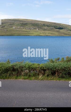 Paesaggio irlandese con colori muti Foto Stock