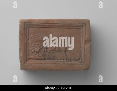 Haardsteen ha incontrato voorstelling van een kar ha incontrato paard Haardsteen ha incontrato voorstelling van een kar ha incontrato paard. Produttore : vervaardiger: AnoniemPlaats fabbricante: Zuidelijke Nederlanden Dating: CA. 1550 - ca. 1600 Kenmerken Fisici: Aardewerk Materiale: Aardewerk Techniek: Bakken / stempelen dimensioni: H 9,5 cm. × b 13,5 cm. × d 6,5 cm. Foto Stock