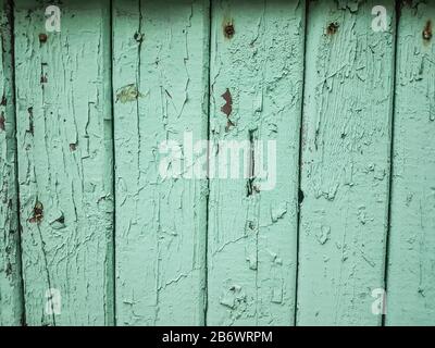 close up. frammento di un recinto di legno vecchio. Foto Stock