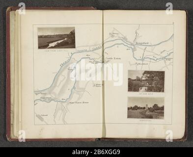 Kaart ha incontrato drie afbeeldingen van plaatsen langs de Theems sinistra: Faccia dalla collina di Eisey, faccia destra su una diga a Ham e faccia Kempsford. Produttore : fotografo: Henry W. Tauntclichémaker: Anonymous Place fabbricazione: Gloucestershire Datato: Nel 1878 o dopo il 1879 - In o davanti Materiale: Carta Tecnica: Woodburytype / engra (processo di stampa) dimensioni: Pagina: H 182 mm × W 238 mm Spiegazione stampe come diffusione a pagina 12. Oggetto: Chiesa del fiume (esterno) troia, stramazzo dove: Kempsford Foto Stock