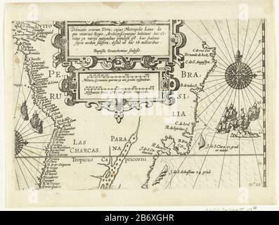 E di Schipvaerd dal ghedaen olandese in 't beleydt reddito Generaelschap Olivier van Noort, lo stretto o Magallanes Stretto, andThe inoltre il globo gantsche dei Suoli di Aert per. Registrato a: I. Comelin, Beginning and voortgangh, The Vereenighde Nederlantsche Chartered East India Company, J. Janssonius, Amsterdam 1646. Numerato: 12. Oggetto: Esplorazione, spedizione, viaggio di scoperta di paesaggi in regioni polari mappe di paesi o regioni separate per viaggiare il mondo di Olivier van Noort (1598-1601) Quando: 1600 - 1600 Foto Stock