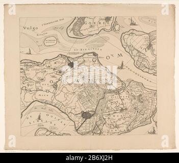 Kaart van Zeeland (tweede deel) Zelandiae Comitatus novissima tabula fa parte di una mappa di Zeeland, composta da nove parti. In basso a destra numerata 2. Produttore : printmaker: Anonimo, progettato da Claes Jansz. Visscher (II) ad un disegno di: Reinier Ottens (i) sintetizzatore: Zacharias Roma Editore: Vedova Joachim Ottens and Son Place produzione: A design by: Amsterdam To design: Amsterdam Formulatore: Middelburg Editore: Amsterdam Datato: 1655 e / o 1719 - 1725 Materiale: Carta Tecnica: Engra (processo di stampa) / dimensioni di incisione: Bordo della lastra: H 468 mm × W 535 mmTotelichtingLa foto è pa Foto Stock