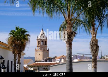 Chiesa Di San Juan Bautista A Velez-Malaga, Malaga, Axarquia, Andalusia, Spagna, Europa Foto Stock