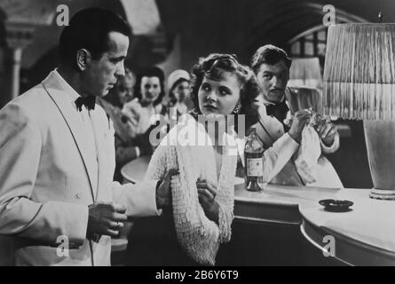 humphrey bogart, casablanca, 1942 Foto Stock