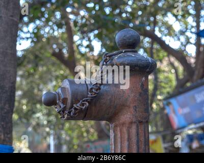 Vintage Fire Hydrant Fort Flora Fontana Mumbai Maharashtra India Foto Stock