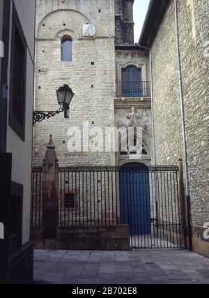 ESTERNO-PORTADA DE LA TORRE NUEVA. UBICAZIONE: CATEDRAL DE SAN SALVADOR-ESTERNO. Oviedo. ASTURIE. SPAGNA. Foto Stock