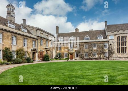 Christs College Cambridge Foto Stock