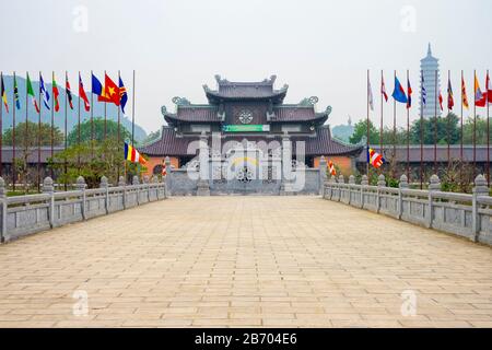 Bai Dinh Tempio (Chua Bai Dinh), Gia Vien distretto, Ninh Binh Provincia, Vietnam Foto Stock