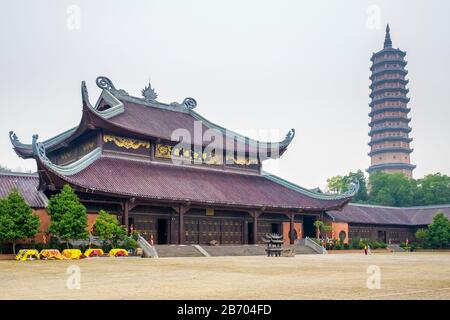 Bai Dinh Tempio (Chua Bai Dinh), Gia Vien distretto, Ninh Binh Provincia, Vietnam Foto Stock