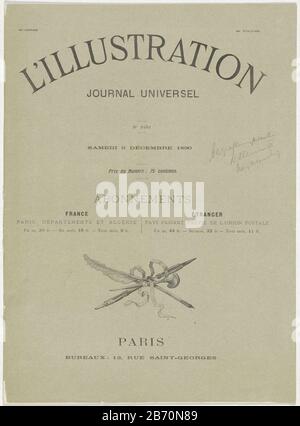 Kant ha incontrato een artikel over de begrafenis van Willem III, koning der Nederlanden, op 4 dicembre 1890 l'Illustrazione, giornale Universel (titel op Object) giornale con un articolo sul funerale di Guglielmo III il 4 dicembre 1890. Otto performance e colonne e cornici con testo francese boekdruk. Produttore : stampatore Albert Bellenger (edificio elencato) stampatore Henri THIRIIAT (edificio elencato) stampatore e . & A. Tilly (edificio elencato) printmaker: Pierre Emile Tilly (edificio elencato) printmaker vari produttori (proprietà elencata) Luogo di produzione: Printmaker: France (possible) pr Foto Stock