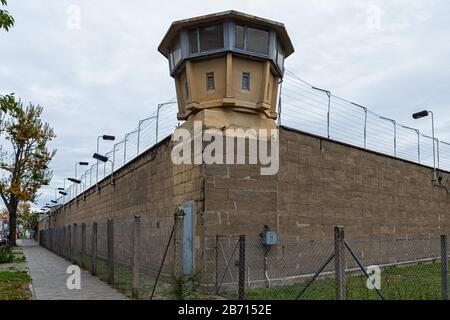 Il memoriale Berlino-Hohenschönhausen a Berlino, ex prigione di Stasi Foto Stock