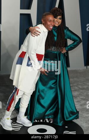 2020 Vanity Fair Oscar Party segue gli Oscar 92nd presso il Wallis Annenberg Center for the Performing Arts di Beverly Hills, California, il 9 febbraio 2020. Con: Lena Waithe, Ava Duvernay Dove: Beverly Hills, California, Stati Uniti Quando: 10 Feb 2020 Credito: Sheri Determan/Wenn.com Foto Stock