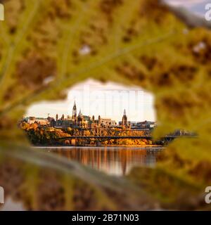 Parlement Hill A Ottawa Foto Stock