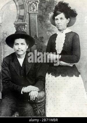 Blue Duck E Belle Starr, 1886 Foto Stock