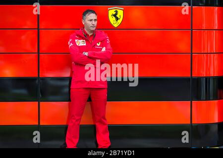 Melbourne, Australia . 13 Marzo 2020. Formula Uno, Gran Premio D'Australia, Practice Day; Ferrari Garage Credit: Action Plus Sports Images/Alamy Live News Foto Stock