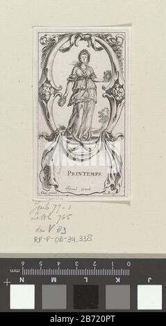 LENTE Printemps (titel op Object) Vier seizenen (serietitel) Een vrouwenfiguur met bloemenkrassen in haar handen (personificatie van de lente) gevat in een cartouche. Produttore : produttore : Stefano della Bellauitgever: Israël Henriet (vermeld op object)verlener van Privilege: Franse kroon (vermeld op object)Plaats manufacturing: Frankrijkuitgever: Parijsverlener van Privilege: Frankrijk: 1620 - 1664 Physical kenmerken: ETS: Ripniek '×, primavera: 'M/n/n/n/n/n/n/n/n/n/n/n/n/n/n/n/n/n/n/n/n/n/n/n/n/n/n/n/n/n Foto Stock