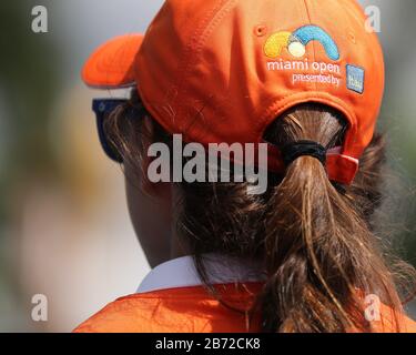 Miami GARDENS, FL - MARZO 13: Miami Open Tennis Match annullato a causa dello scoppio di coronavirus il 13 Marzo 2020 a Miami Gardens, Florida. People: Atmosphere Credit: Storms Media Group/Alamy Live News Foto Stock